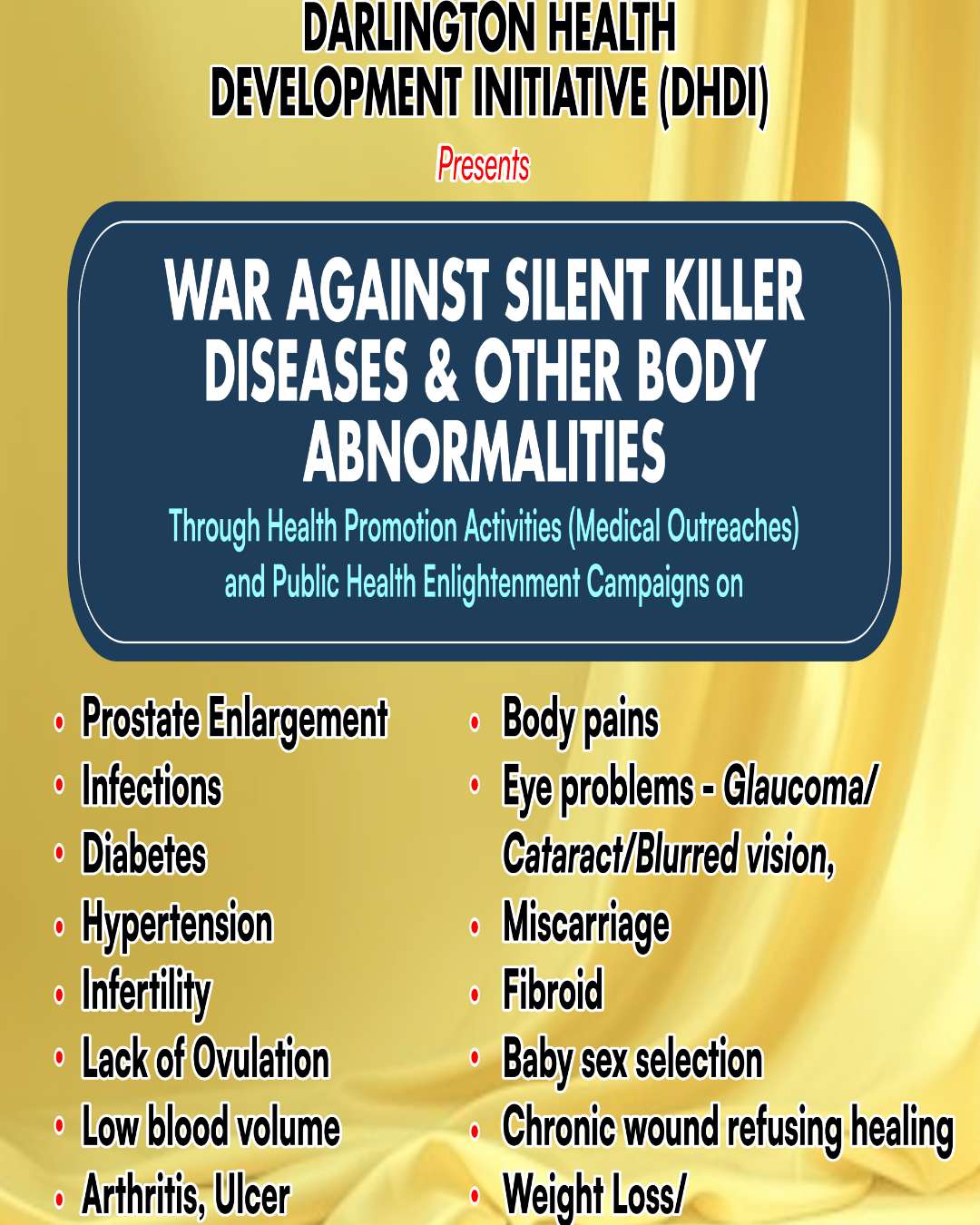 DARLINGTON MEDICAL OUTREACHES 