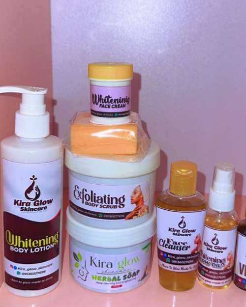 Whitening students set 