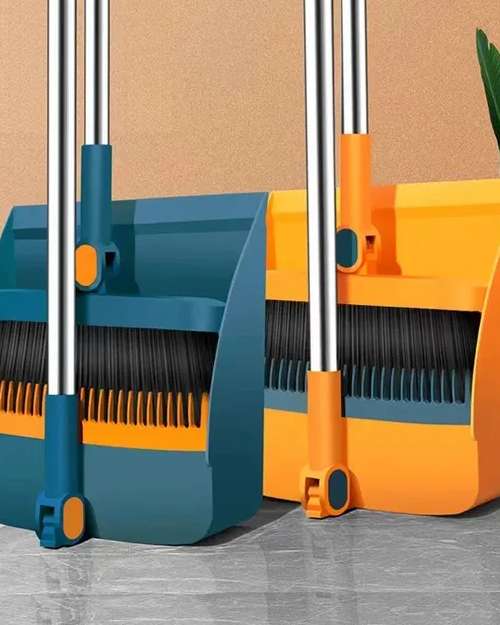 Foldable Broom & Dustpan Set