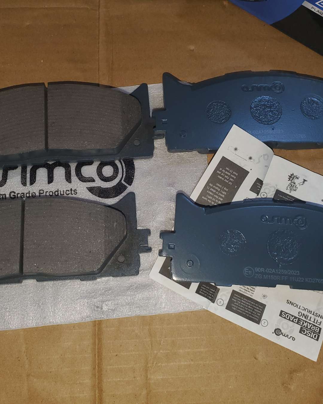 Asimco Brake pads 