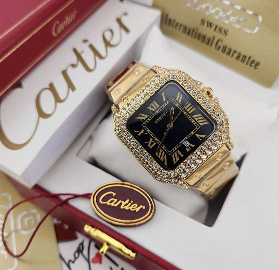 STONED CARTIER WATCH
