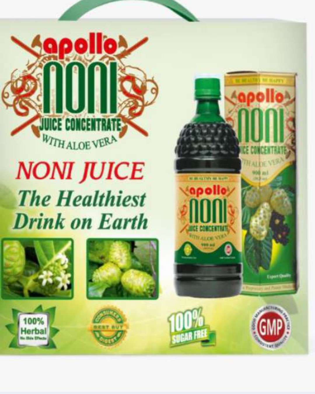 Apollo Noni Syrup best organic herbal drink to lower high blood pressure