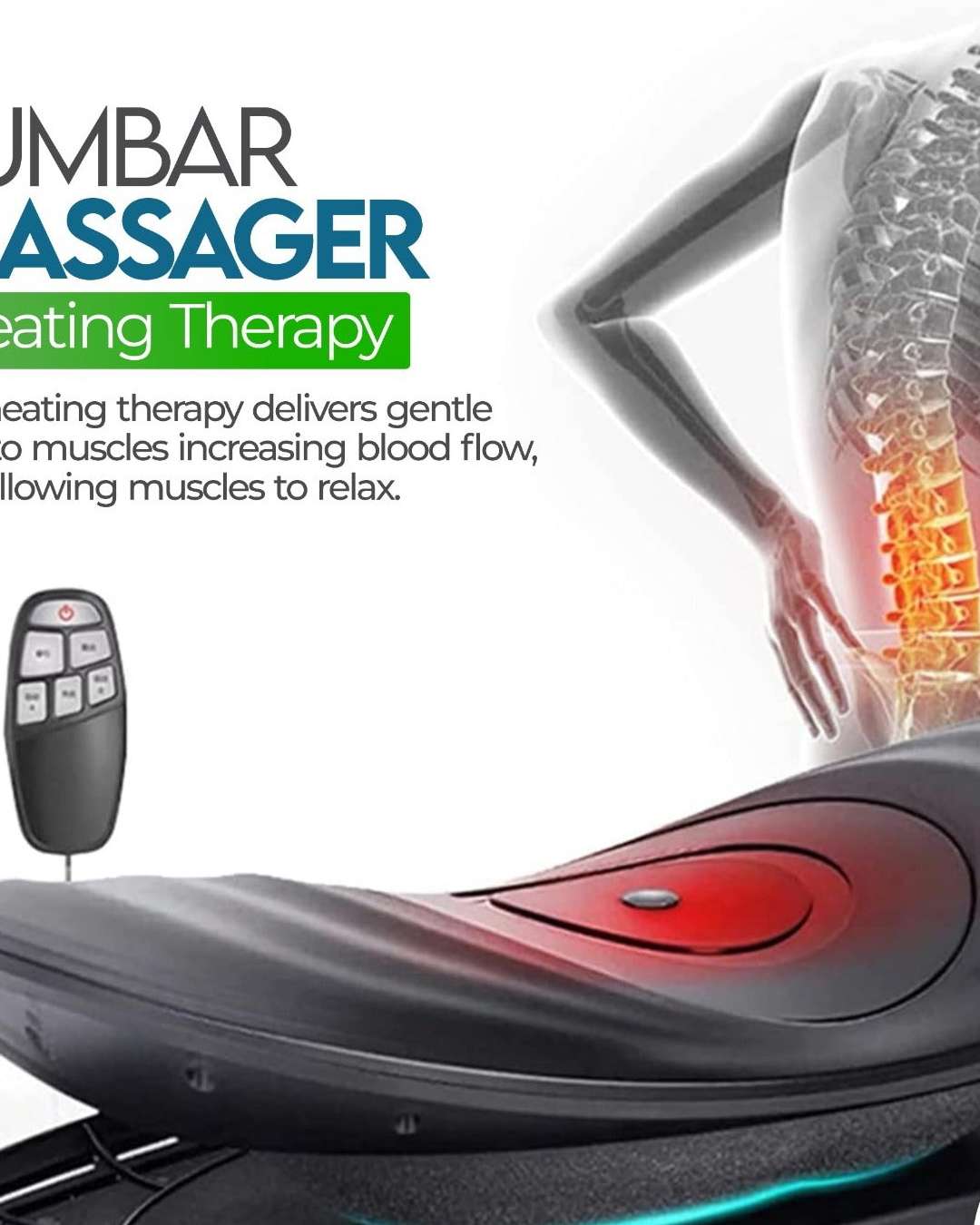 Lumbar Massager for Back Pain Relief