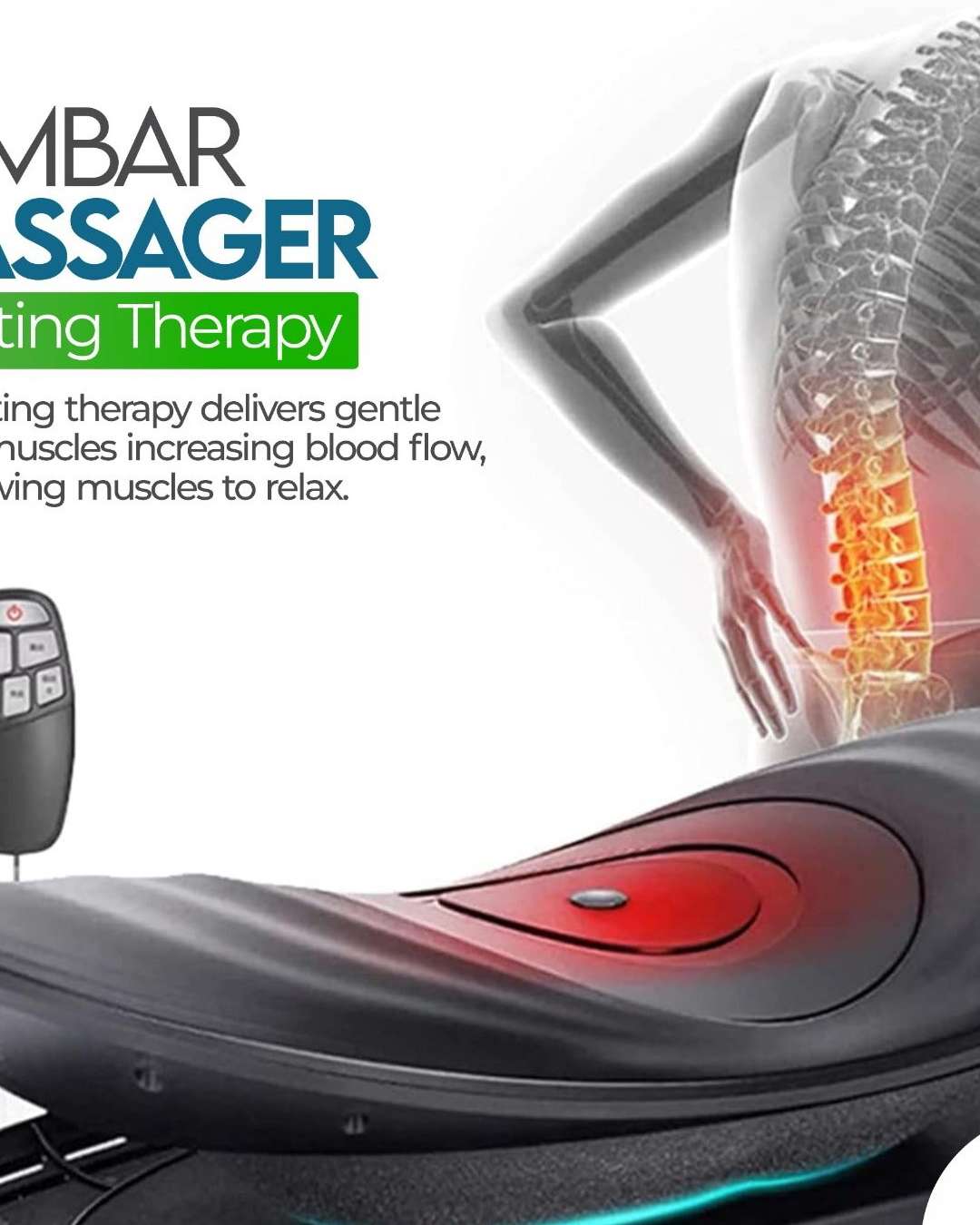 Lumbar Massager for Back Pain Relief