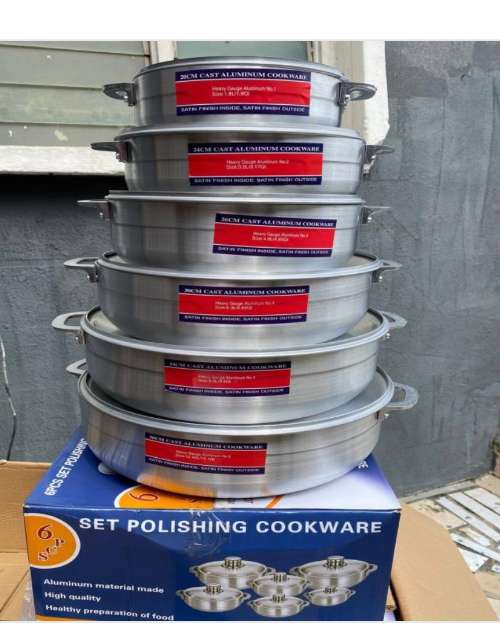 6 sets Aluminum Polish cookware/pot

 | 