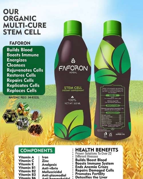 Get Original Faforon Organic Multi-Cure Stem Cell – NAFDAC Approved