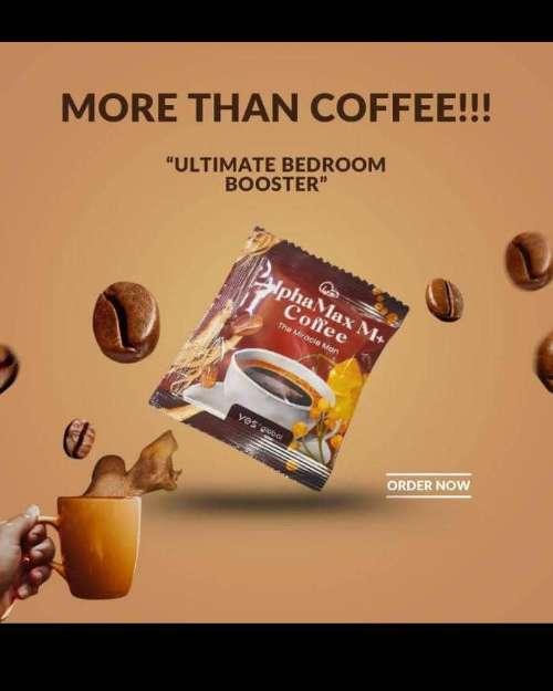 Alphamax M+ Coffee for Men's Wellness