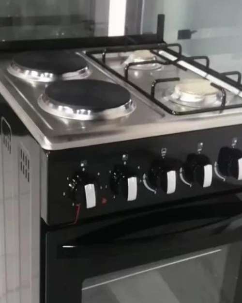 Qianxi 2-Gas/2-Electric Glass Top Stove with Grill/Oven