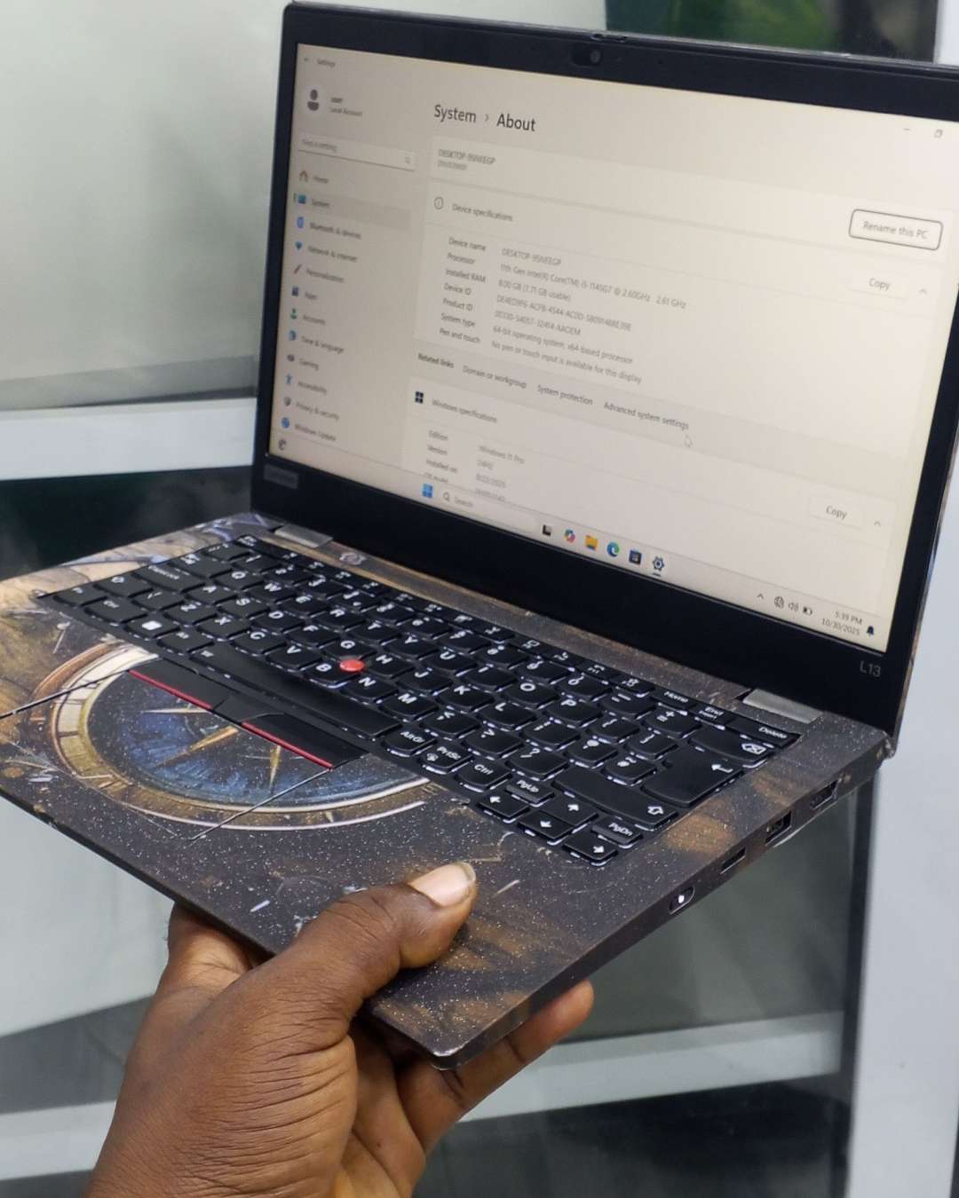 Thinkpad Core i5 Laptop (8GB RAM, 11th Gen)