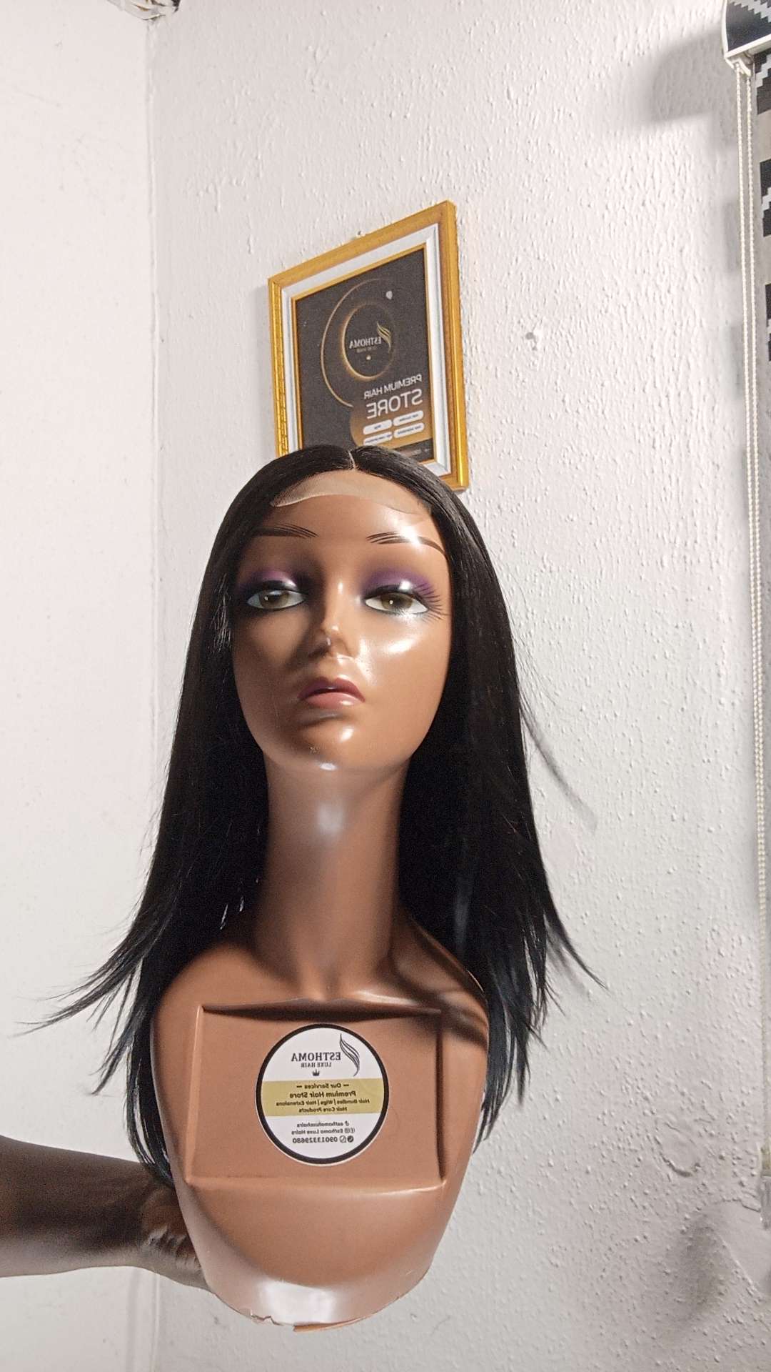 14 inches silky straight 