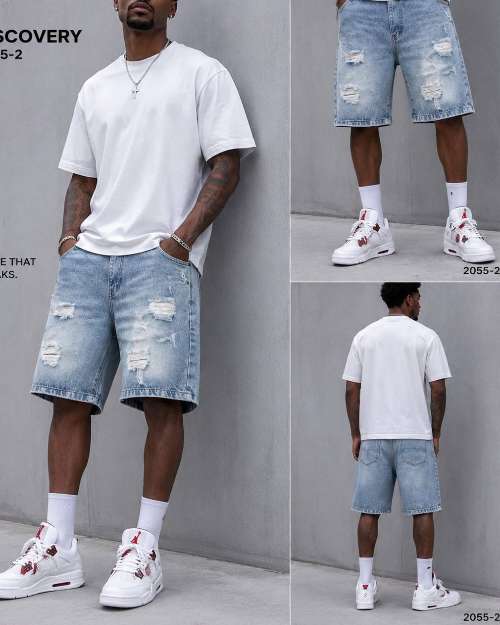 Baggy Jean Shorts