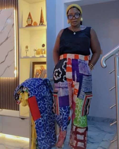 Adire Patchwork Palazzos