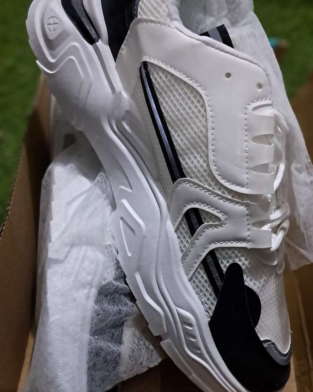 White and Black Sneakers