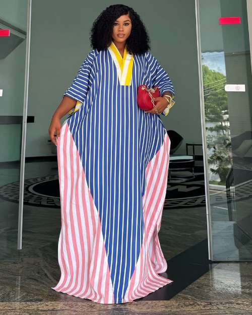 Colorful  Bubu Dress 👗 