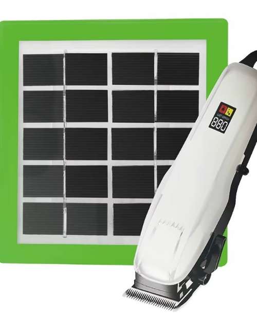 Solar Rechargeable Hair Clipper