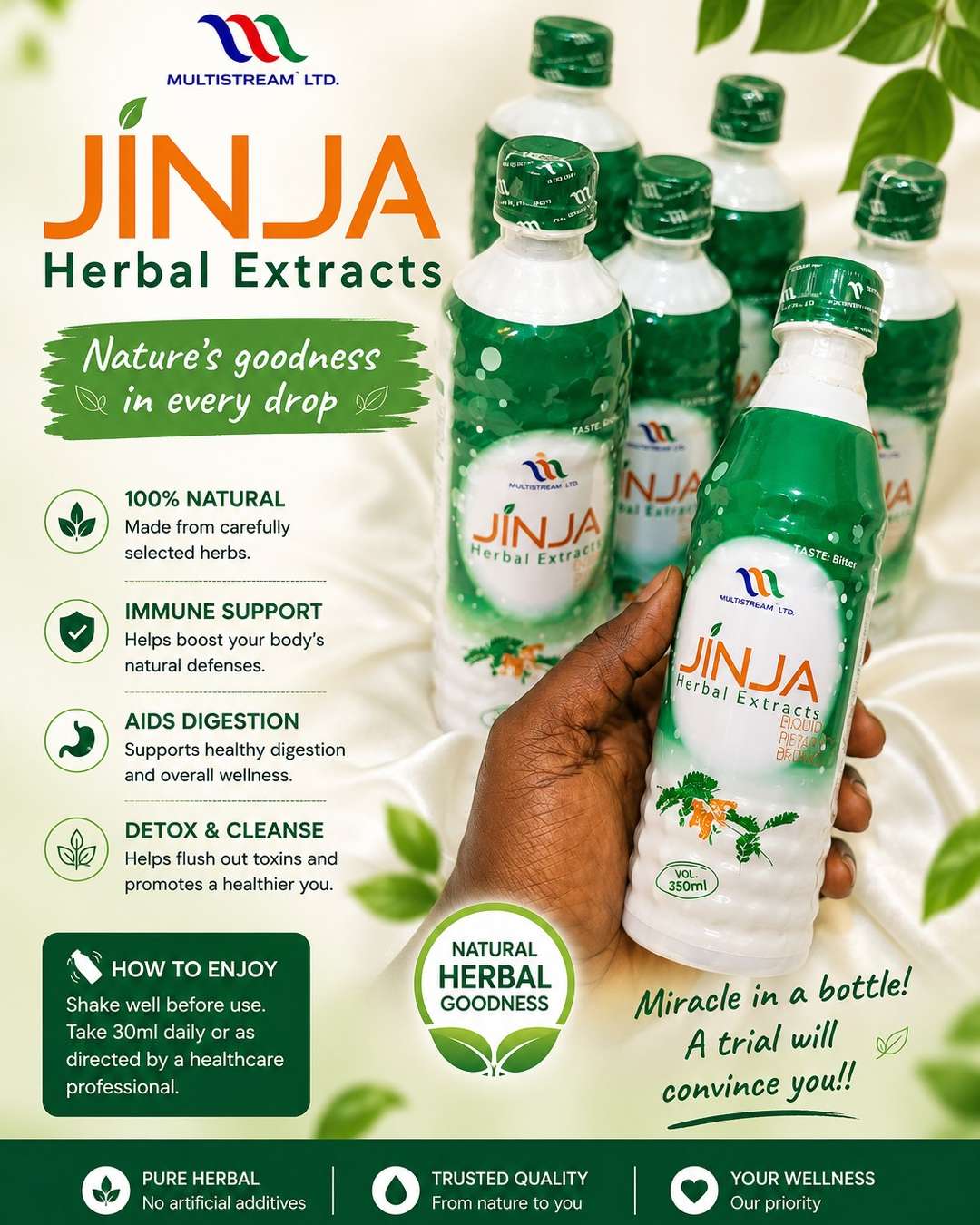 Small Jinja Herbal Extract 350ml