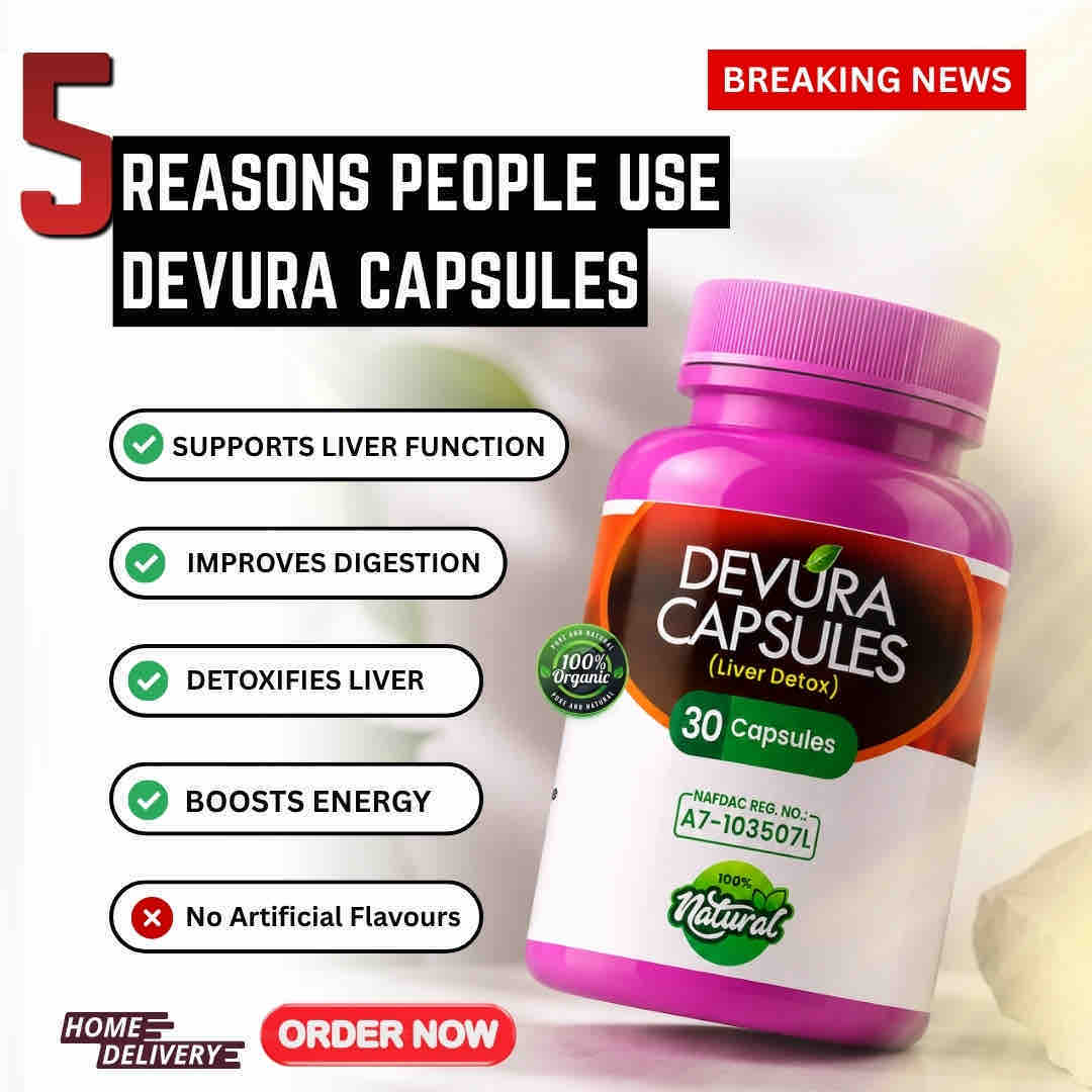 Devura Capsules - Premium Liver Detox & Total Body Cleansing Support