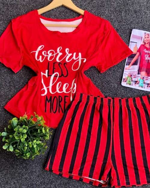 Women’s Short Sleeve Pajama Set
