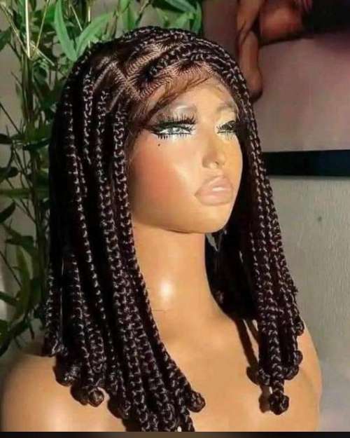  Full Lace Knotless Twist Braided Wig 
