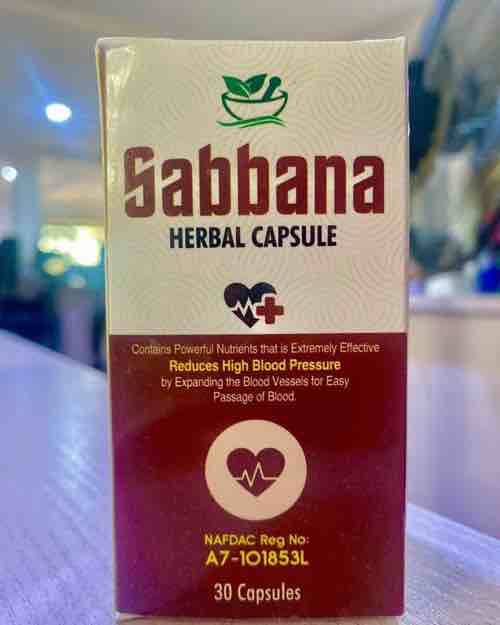 Sabbana Herbal Capsules for Blood Pressure & Migraines