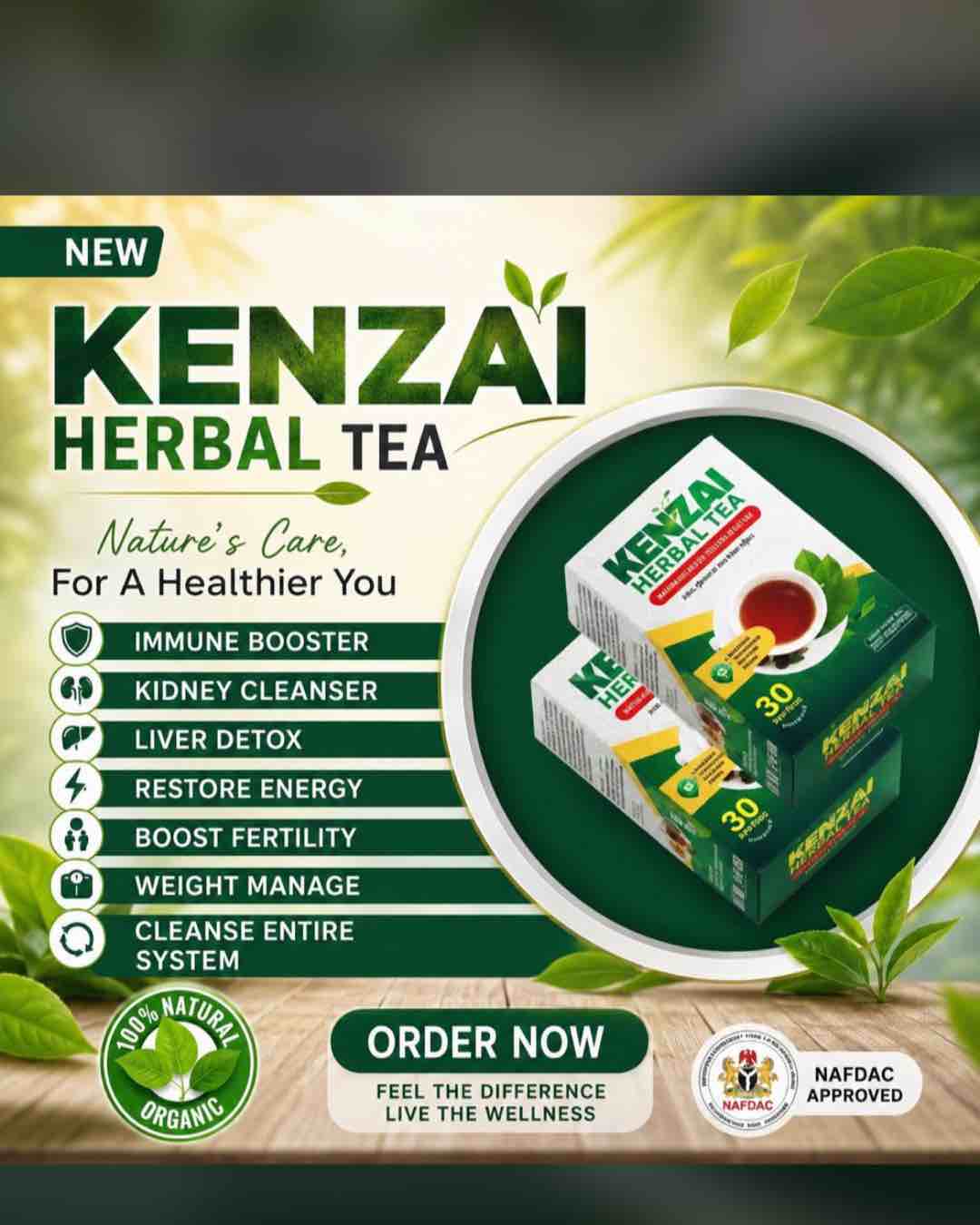 KENZAI Herbal Detox Tea