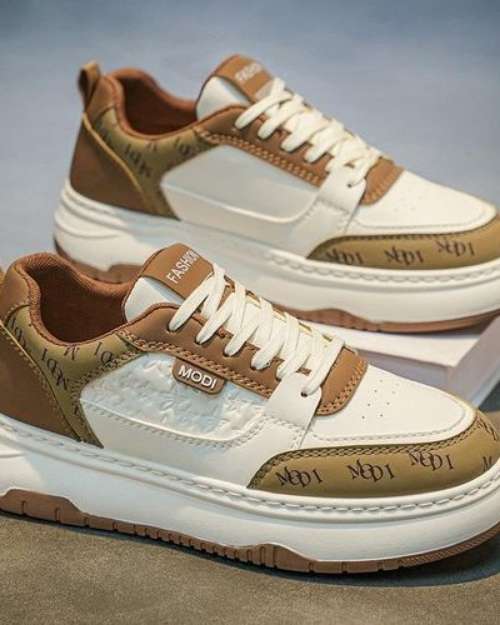 Men's Soft-Soled Breathable Color-Blocked Board Shoes