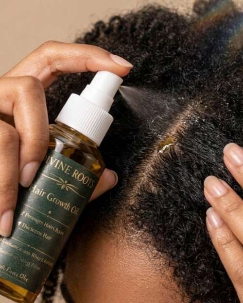 Divine Roots Hair Growth Oil with Rosemary & Black Seed