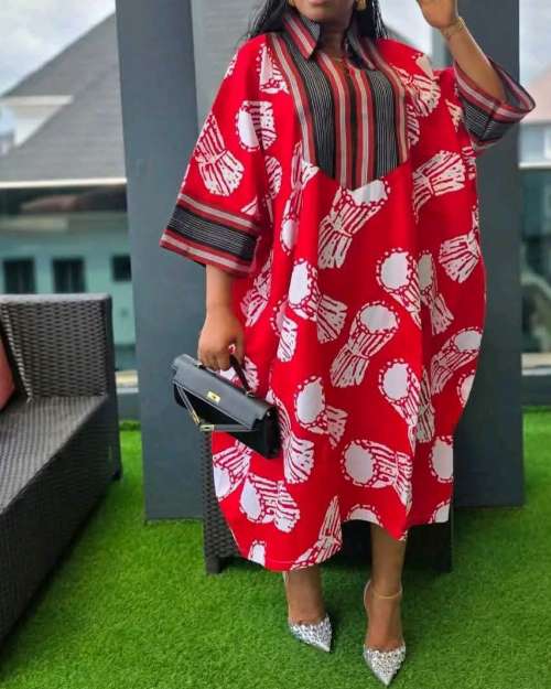 Classic Ankara Bubu Gown
