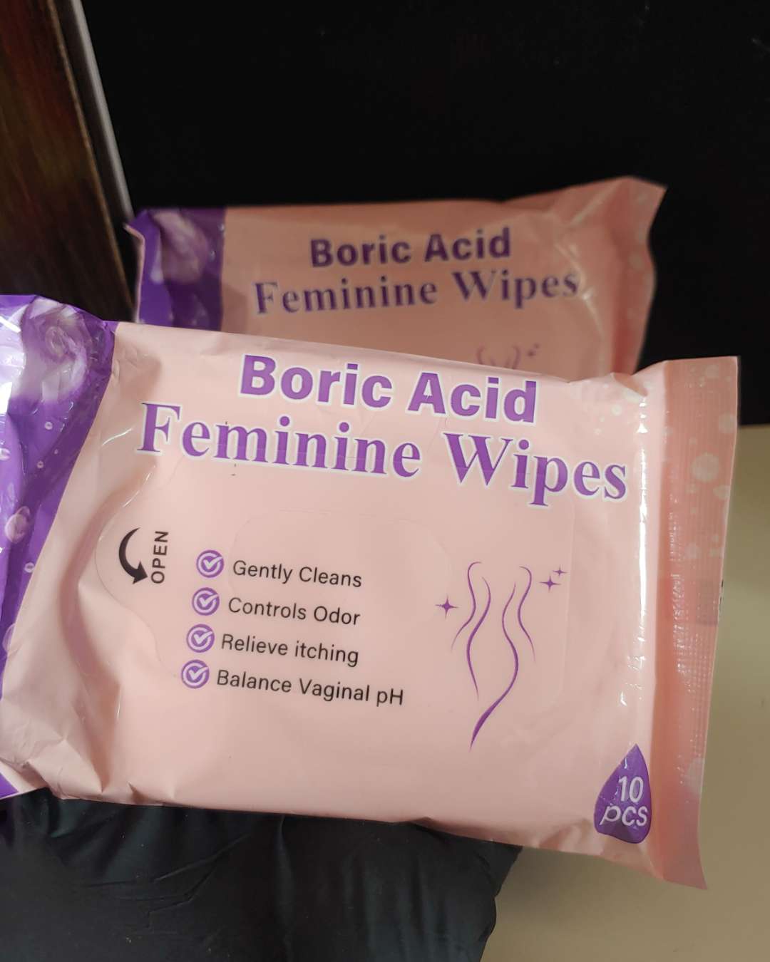 Boric Acid Feminine Wipes