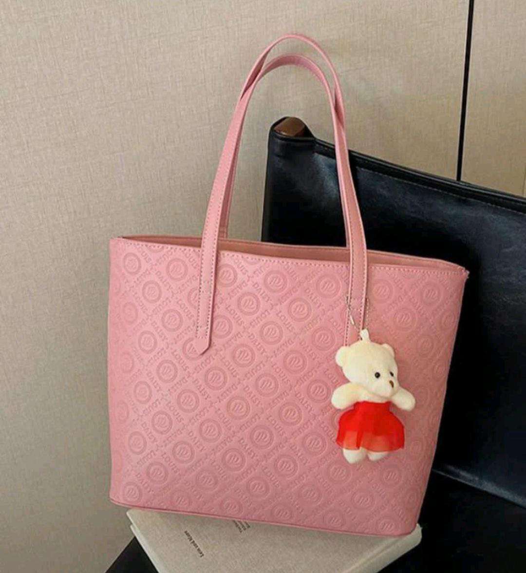 Elegant Pink Tote Handbag