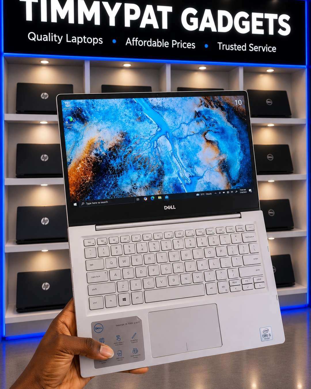 DELL 7391 Core i5 10th Gen 8GB RAM 512GB SSD Touchscreen Laptop