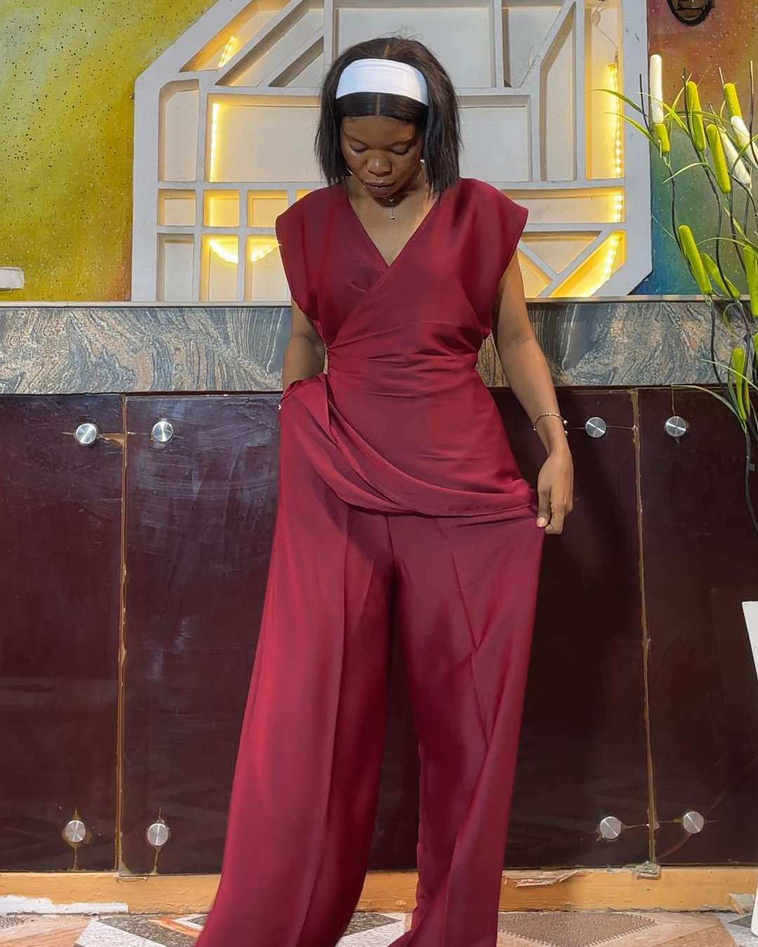 our silk two pieces set 