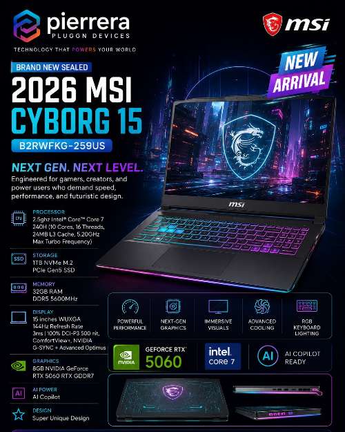 2026 MSI CYBORG 15