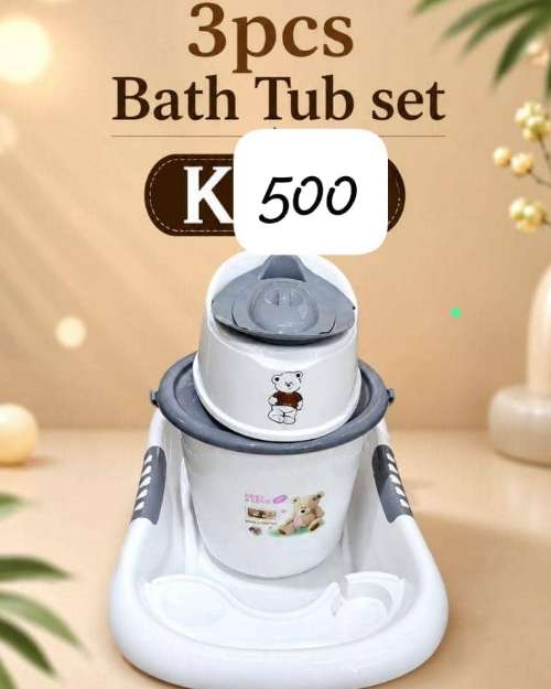 3-Piece Baby Bath Tub Set