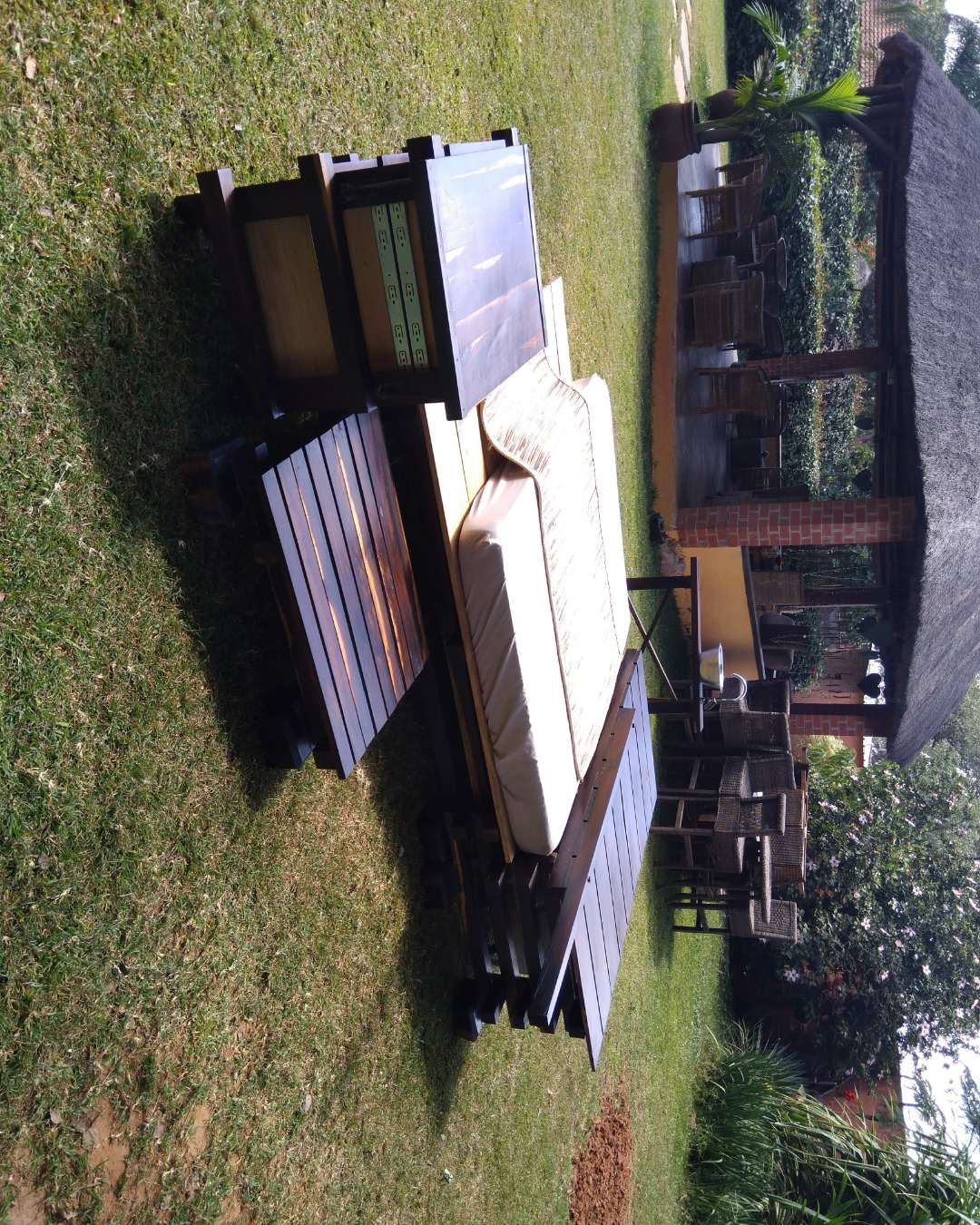 Solid Hardwood Outdoor Lounge Set