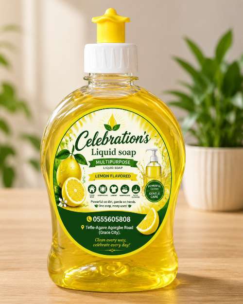 Celebration's Multipurpose Liquid Soap