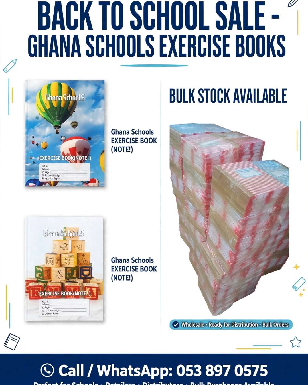 Exercise and notebooks 