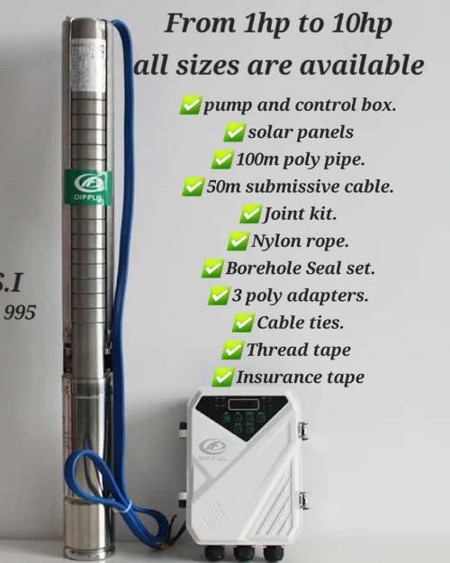 Solar Water Pump System with Control Box