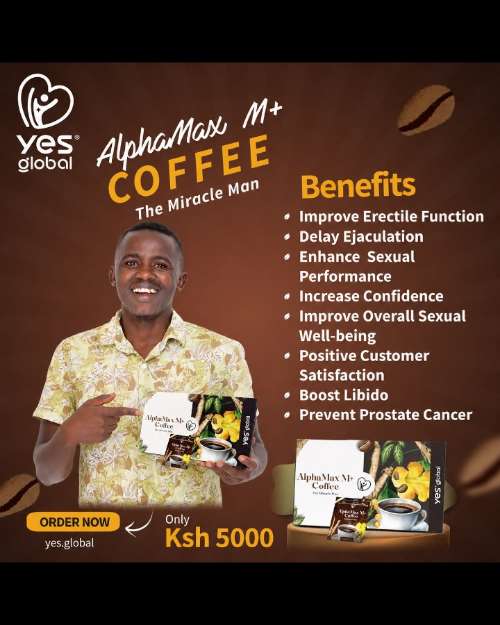 Alphamax M+ Men's Wellness Coffee