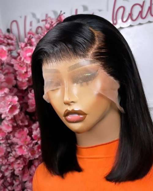 frontal double drawn bob 