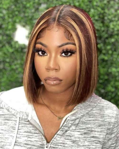 frontal double drawn bob 
