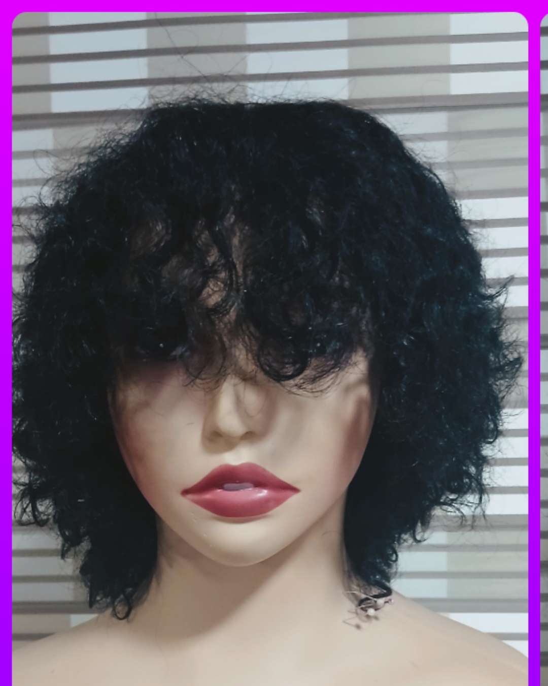 black curls
