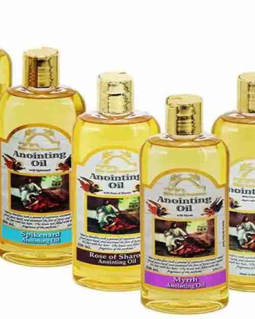 Anointing Oil with Myrrh, Spikenard, and Rose of Sharon