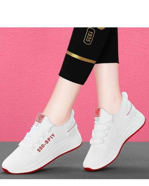 Women's shoes and Breathable white 
