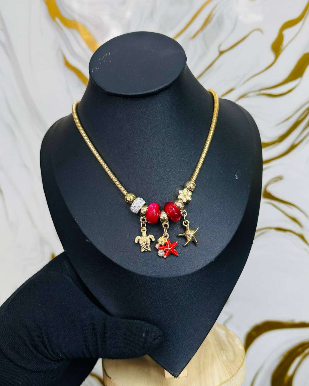 Fruit charm necklace 