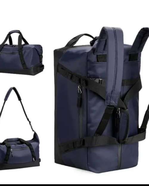Navy Blue Convertible Duffle Backpack