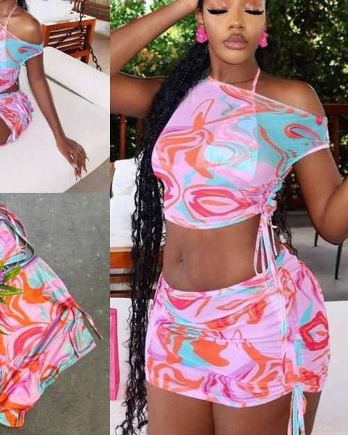 beach wear two piece 