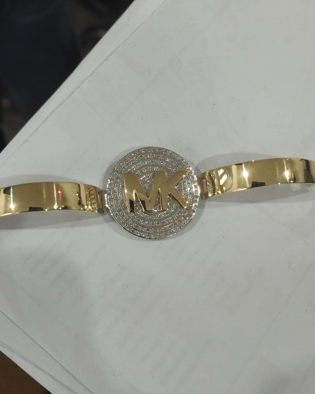 MK Gold and Diamond Bracelet