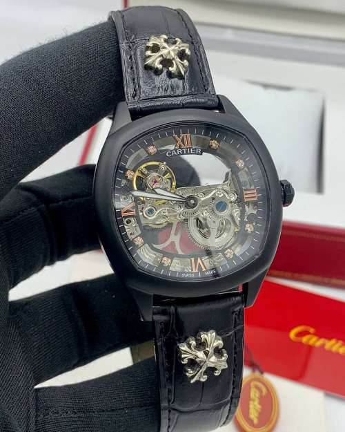 Cartier Skeleton Dial Automatic Watch