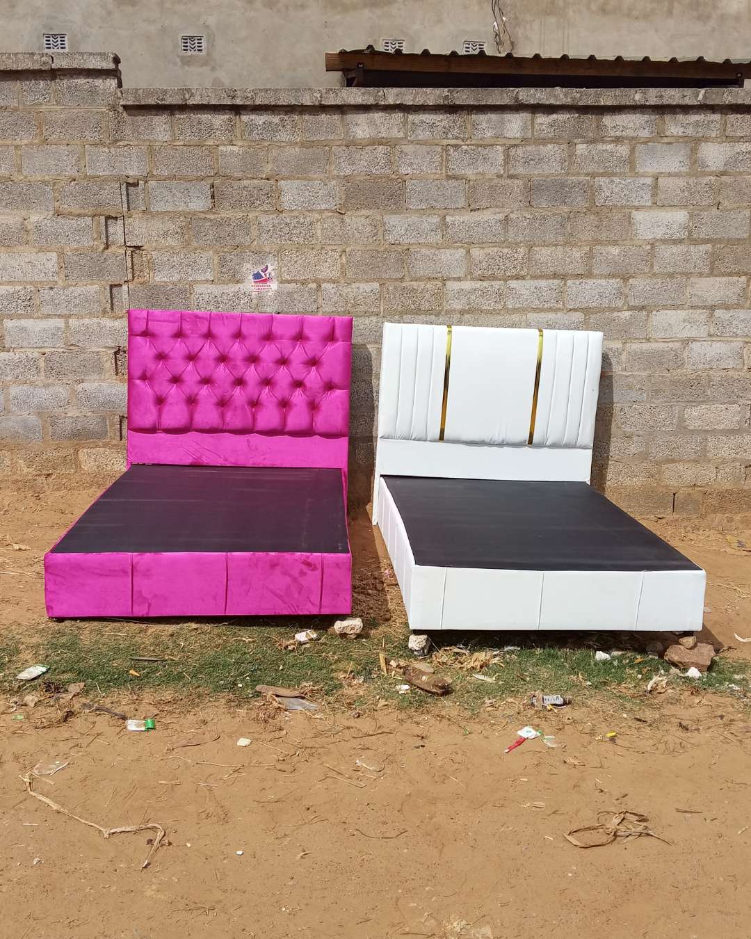 Double Bed with Headboard